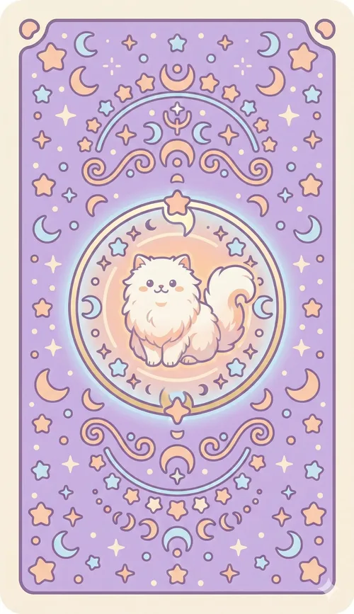 Face-down MeowTarot card back