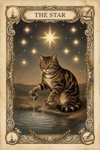 หนมผิง as The Star — a real generated card